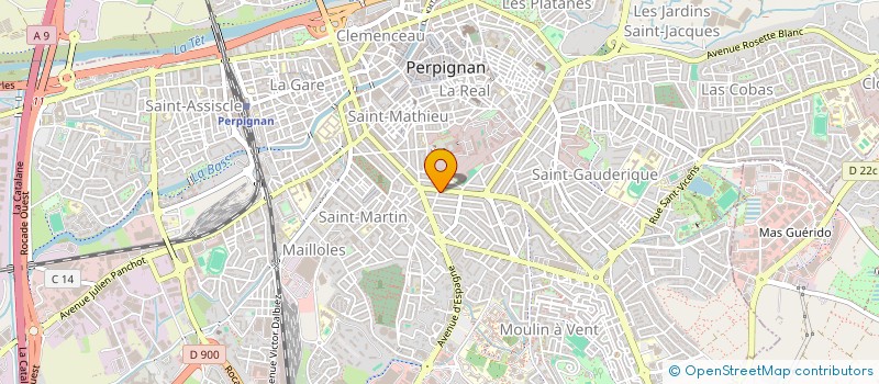 localisation de l'entreprise SEGEMA  PERPIGNAN