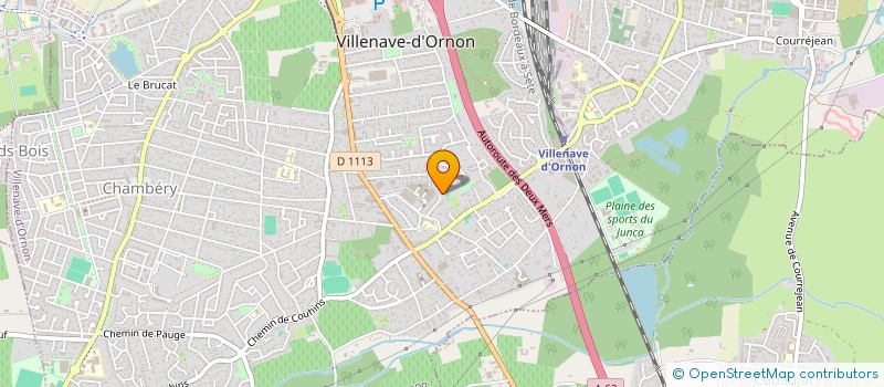 localisation de l'entreprise SEGEO à VILLENAVE-D'ORNON