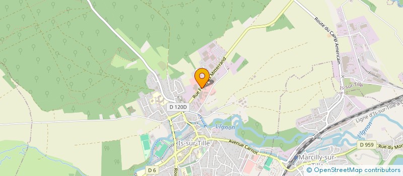 localisation de l'entreprise SEGEO à IS-SUR-TILLE