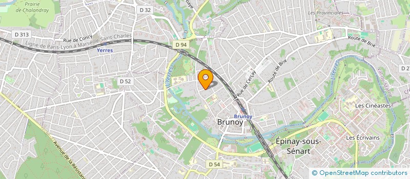 localisation de l'entreprise SEGEORG à BRUNOY