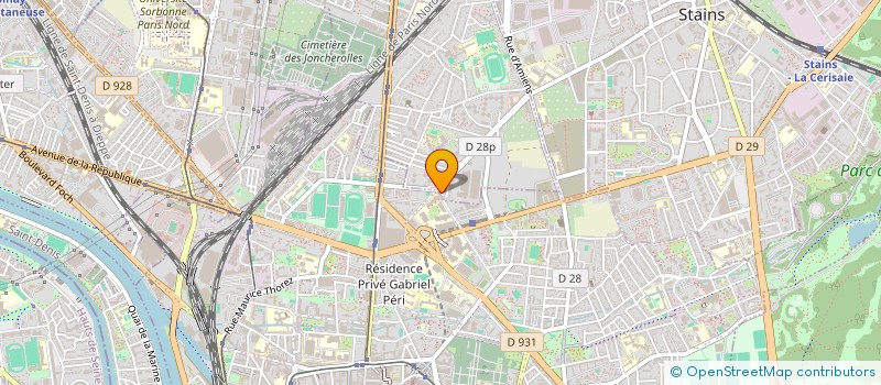 localisation de l'entreprise SEGEPAP à PIERREFITTE-SUR-SEINE