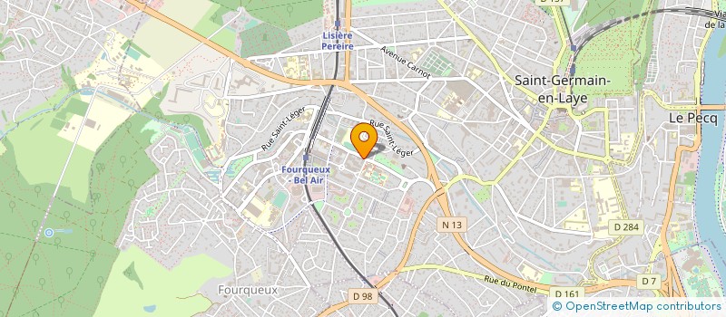 localisation de l'entreprise SEGESTE à SAINT-GERMAIN-EN-LAYE