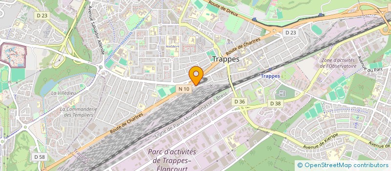 localisation de l'entreprise SEGESTRA à TRAPPES
