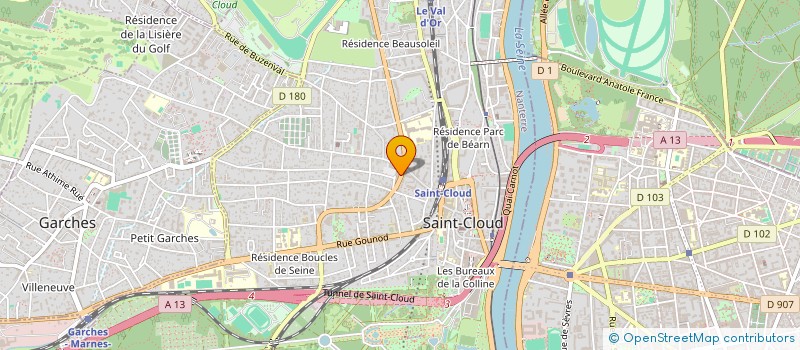 localisation de l'entreprise SEGGALI à SAINT-CLOUD