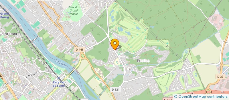 localisation de l'entreprise SEGGE SA  ETIOLLES