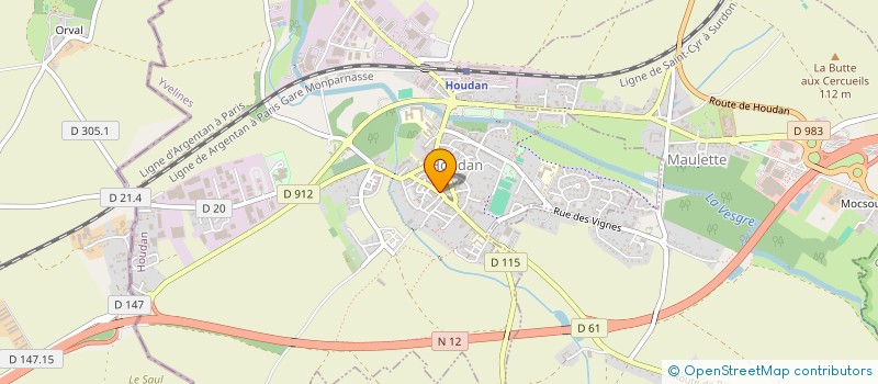 localisation de l'entreprise SEGH LELIEVRE à HOUDAN