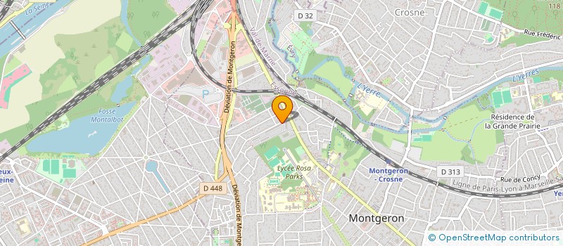 localisation de l'entreprise SEGI à MONTGERON