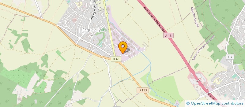 localisation de l'entreprise SEGI SERVICE  ECQUEVILLY