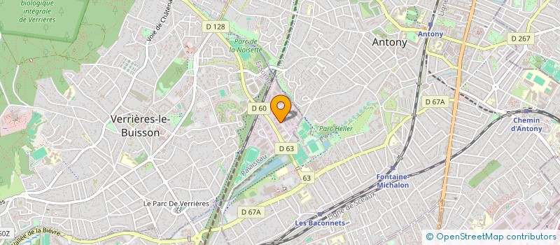 localisation de l'entreprise SEGIC INGENIERIE à VERRIERES-LE-BUISSON