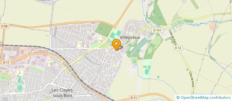 localisation de l'entreprise SEGICE à VILLEPREUX