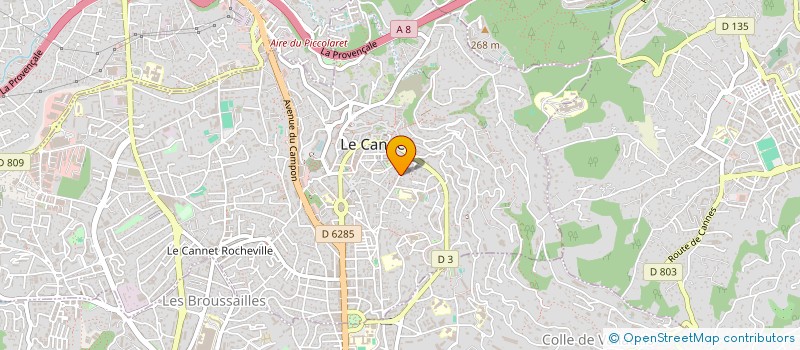 localisation de l'entreprise SEGIM à LE CANNET