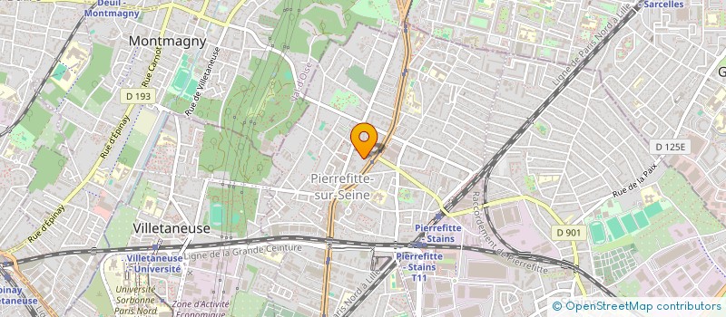 localisation de l'entreprise SEGIM à PIERREFITTE-SUR-SEINE