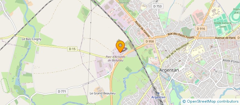 localisation de l'entreprise SEGIMA  ARGENTAN