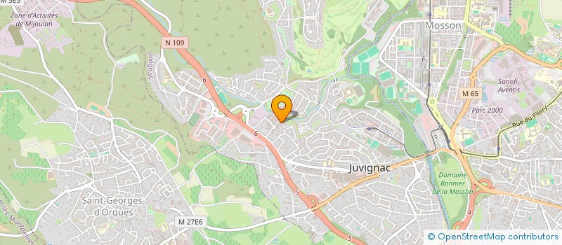 localisation de l'entreprise SEGMA BATISSEURS  MONTPELLIER