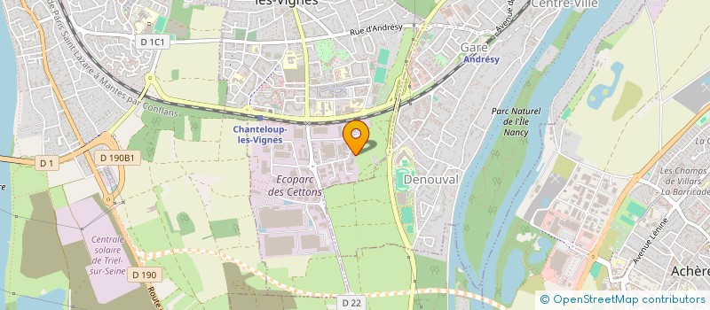 localisation de l'entreprise SEGMATECH  CHANTELOUP-LES-VIGNES