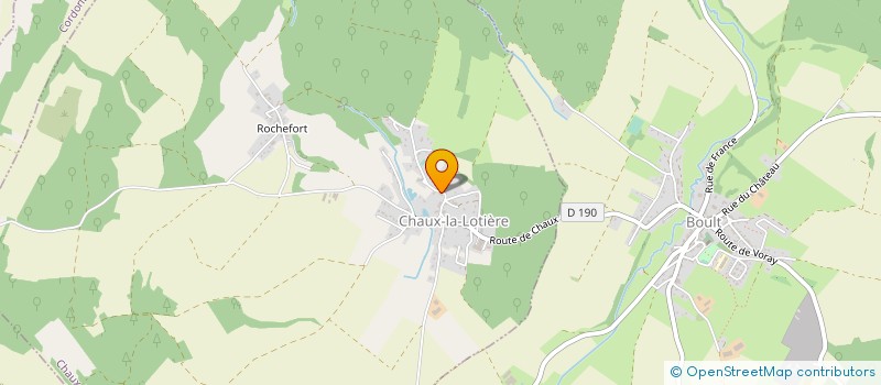 localisation de l'entreprise SEGMENT à CHAUX-LA-LOTIERE