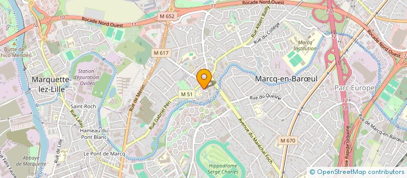 localisation de l'entreprise SEGMENT à MARCQ-EN-BARŒUL