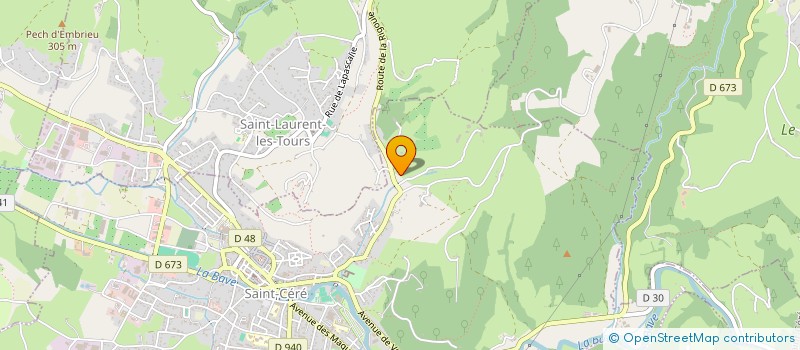 localisation de l'entreprise SEGMENT INGENIERIE  SAINT-CERE