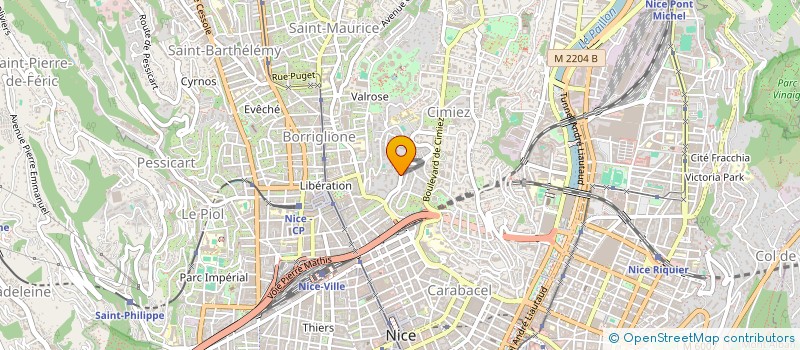 localisation de l'entreprise SEGMENT MUSIC  NICE