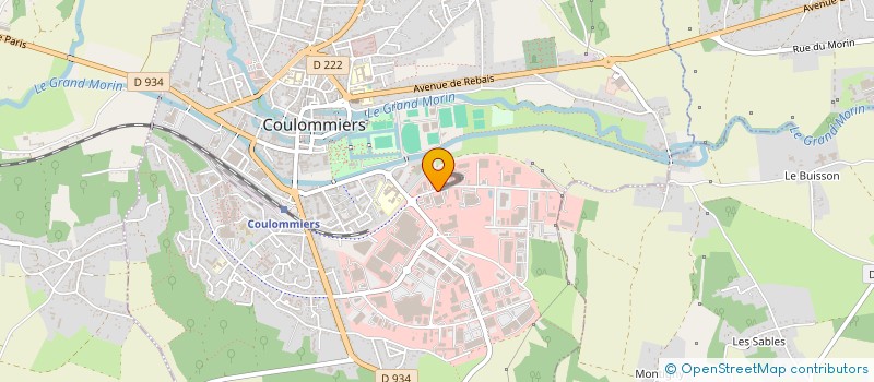 localisation de l'entreprise SEGO  COULOMMIERS