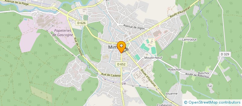 localisation de l'entreprise SEGOCERES  MIMIZAN