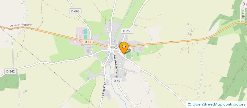localisation de l'entreprise SEGOLENE CHESNEL à SAP-EN-AUGE