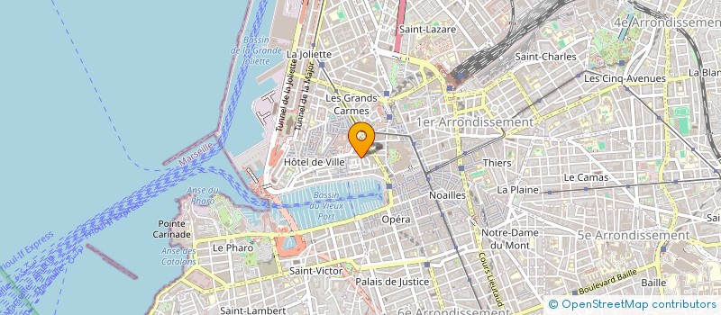 localisation de l'entreprise SEGONDEVIE  MARSEILLE