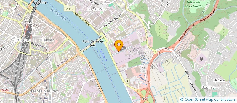 localisation de l'entreprise SEGONZAC  FLOIRAC