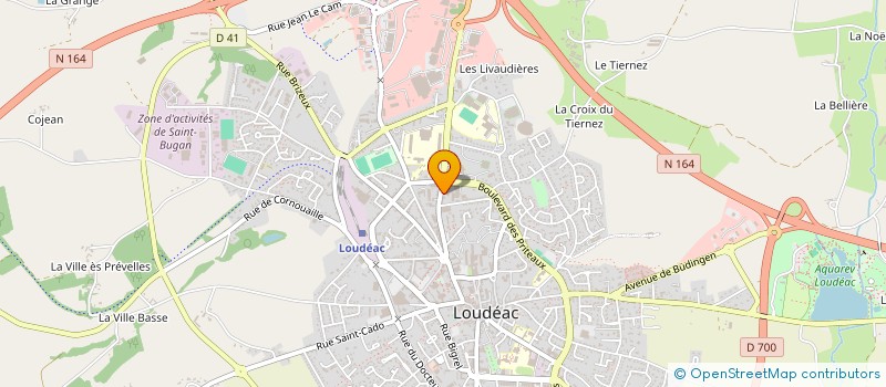 localisation de l'entreprise SEGORA à LOUDEAC