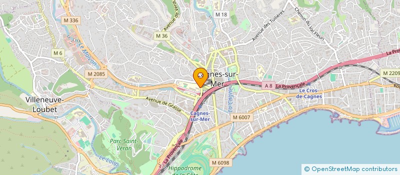 localisation de l'entreprise SEGOTINE  CAGNES-SUR-MER