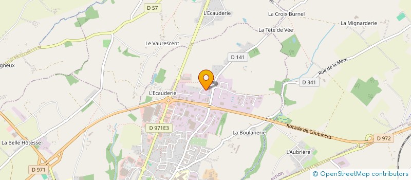 localisation de l'entreprise SEGOUIN à COUTANCES