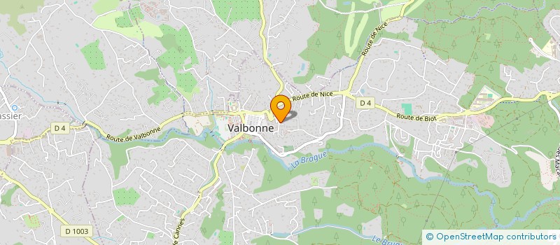 localisation de l'entreprise SEGOV  VALBONNE