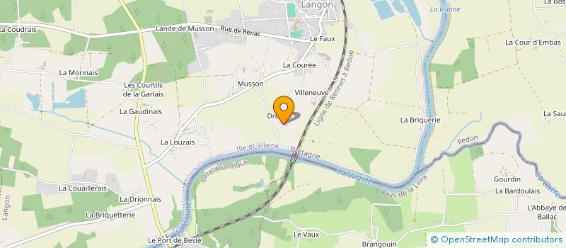 localisation de l'entreprise SEGOVAL  LANGON