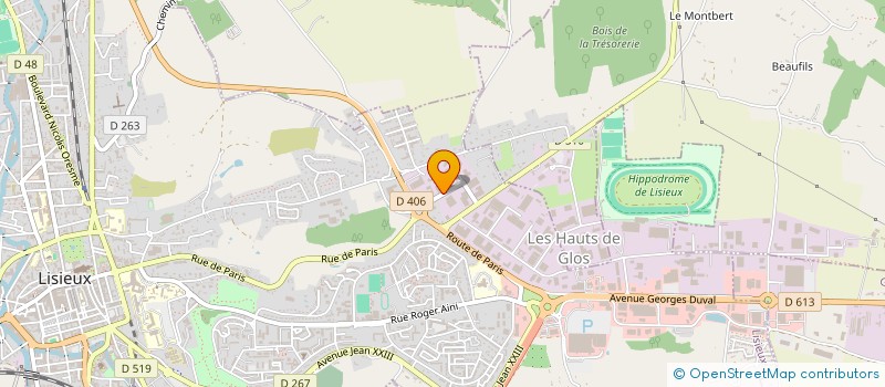 localisation de l'entreprise SEGP à LISIEUX