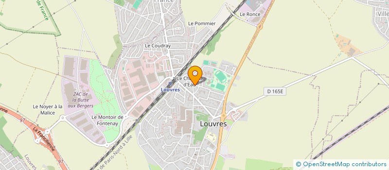 localisation de l'entreprise SEGR  LOUVRES