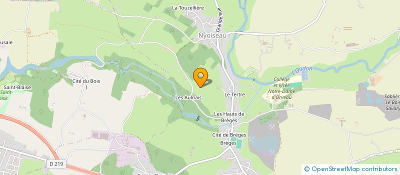 localisation de l'entreprise SEGRE IMPORT  SEGRE-EN-ANJOU BLEU