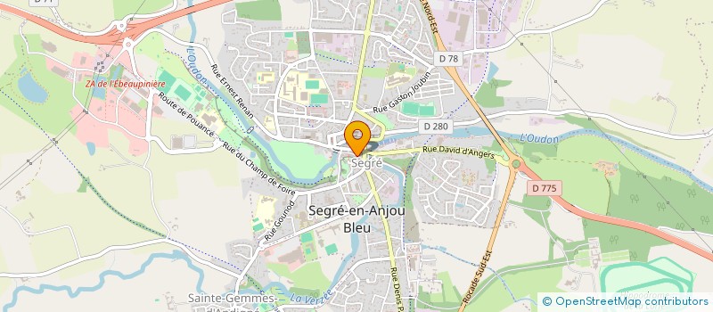 localisation de l'entreprise SEGRE OR à SEGRE-EN-ANJOU BLEU