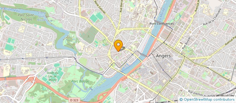 localisation de l'entreprise SEGRETTIN A ET LAMBERT M à ANGERS