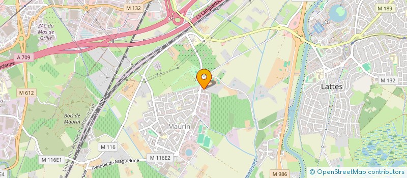 localisation de l'entreprise SEGROU à LATTES