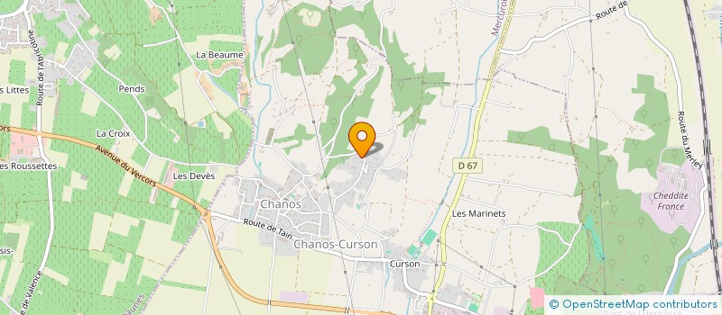 localisation de l'entreprise SEGTERRA  CHANOS-CURSON