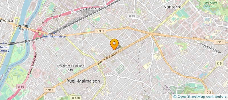localisation de l'entreprise SEGUENI FRERES NECER MOKRANE à RUEIL-MALMAISON