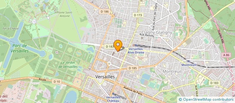 localisation de l'entreprise SEGUIER CONSEIL à VERSAILLES
