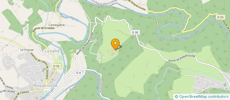 localisation de l'entreprise SEGUIER ROLAND  LACROUZETTE