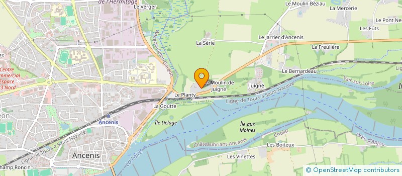 localisation de l'entreprise SEGUIGA2  VAIR-SUR-LOIRE