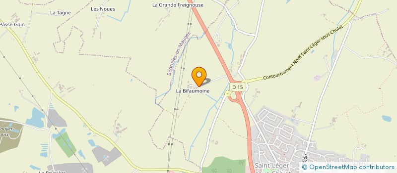 localisation de l'entreprise SEGUIN à SAINT-LEGER-SOUS-CHOLET