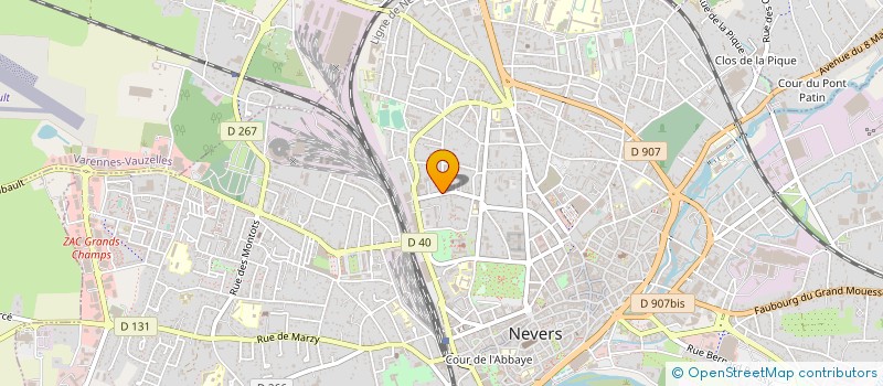 localisation de l'entreprise SEGUIN 58 à NEVERS