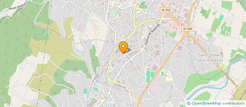 localisation de l'entreprise SEGUIN à AUBENAS