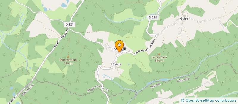 localisation de l'entreprise SEGUIN à MOUX EN MORVAN
