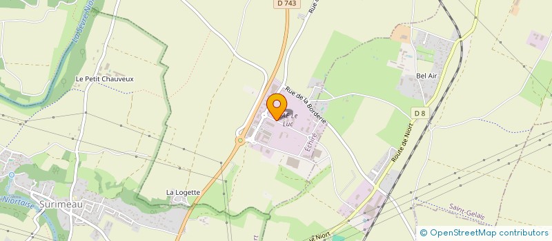 localisation de l'entreprise SEGUIN CHRISTIAN  ECHIRE