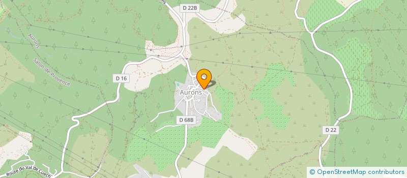 localisation de l'entreprise SEGUIN GESTION  AURONS